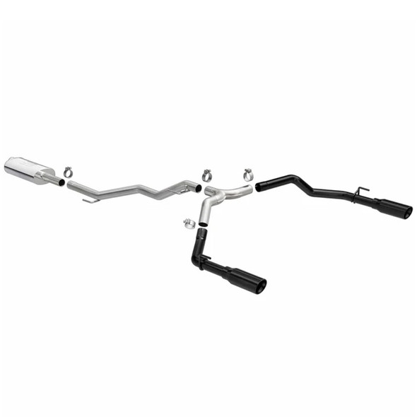 MagnaFlow Street Series Dual Cat-Back Performance Exhaust System, Jeep JT Gladiator - 19487