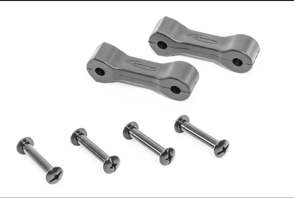 * Daystar Hood Latches * Finish Color: Black * Constructed of high density polyurethane * Eliminates hood flutter at high speeds * Replaces weak factory hood latch. Daystar Hood Latches are an upgrade from the factory latches. Factory hood latches are prone to stretching due to their rubber construction, causing the hood to flutter at higher speeds. These Polyurethane hood latches keep the hood closed at all speeds and come with all necessary mounting hardware and detailed instructions.