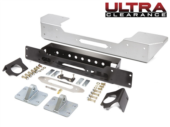 GenRight Ultra Clearance JK Stubby Front Bumper - Aluminum FBB8050