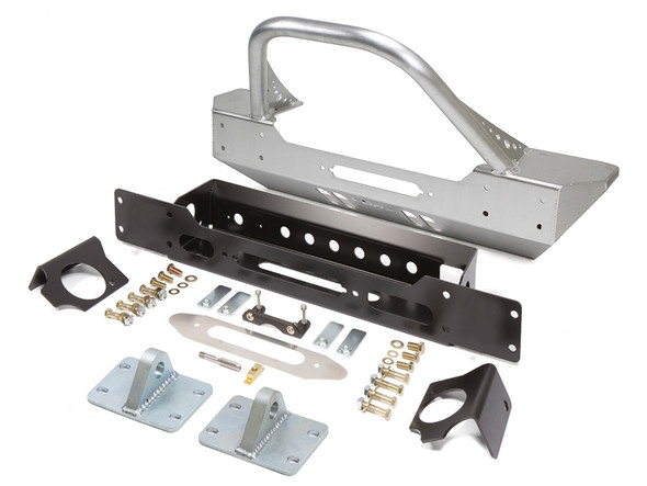 GenRight JK Front Alum Bumper w/ Winch Guard - FBB8245