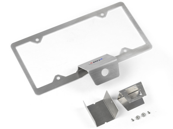 Jeep Wrangler JL Camera Mount (Single Camera) w/License Plate Frame - GenRight Off Road