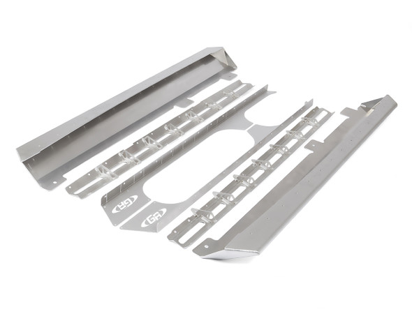 GenRight Off Road JK 4 Door Rocker Guards - Aluminum RCG-8104