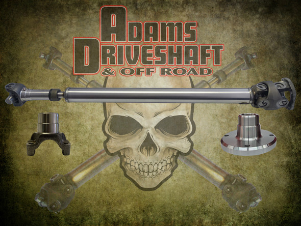 Adams Driveshaft JL Sahara Front And Rear 1350 CV Driveshafts [Extreme Duty Series]
