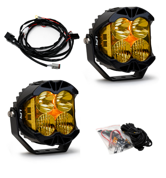 Baja Designs LP4 Pro Driving/Combo LED Light Amber - Pair